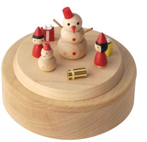 carillon musicale legno pupazzo di neve