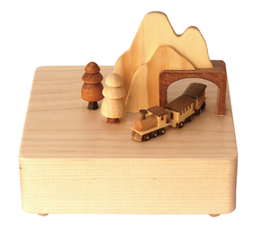 carillon musicale legno treno