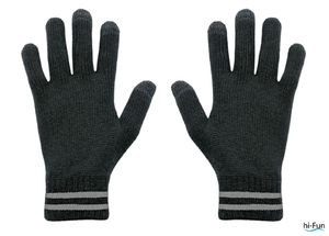 guanto touchscreen donna nero hi-glove classic