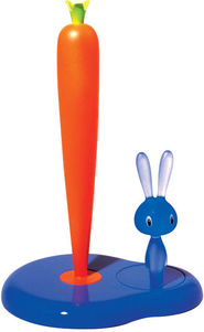 portarotolo d'appoggio plastica blu bunny & carrot