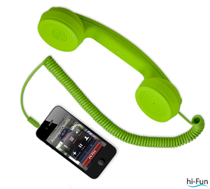 CORNETTA TELEFONICA verde HI-RING