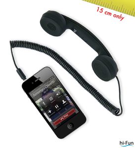 cornetta telefonica mini nera HI-RING mini