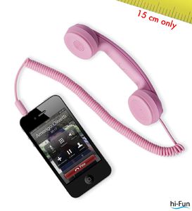 cornetta telefonica mini rosa HI-RING mini