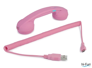 cornetta telefonica bluetooth mini rosa HI-RING MINI BLUETOOTH