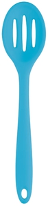cucchiaione forato silicone 27 cm azzurro colourworks