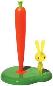portarotolo d'appoggio plastica verde bunny & carrot